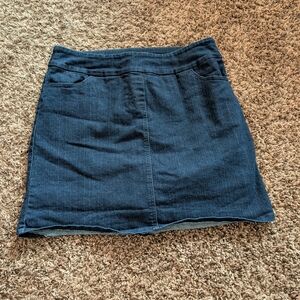Vintage Dark Denim Blue Women's Skort Size 8